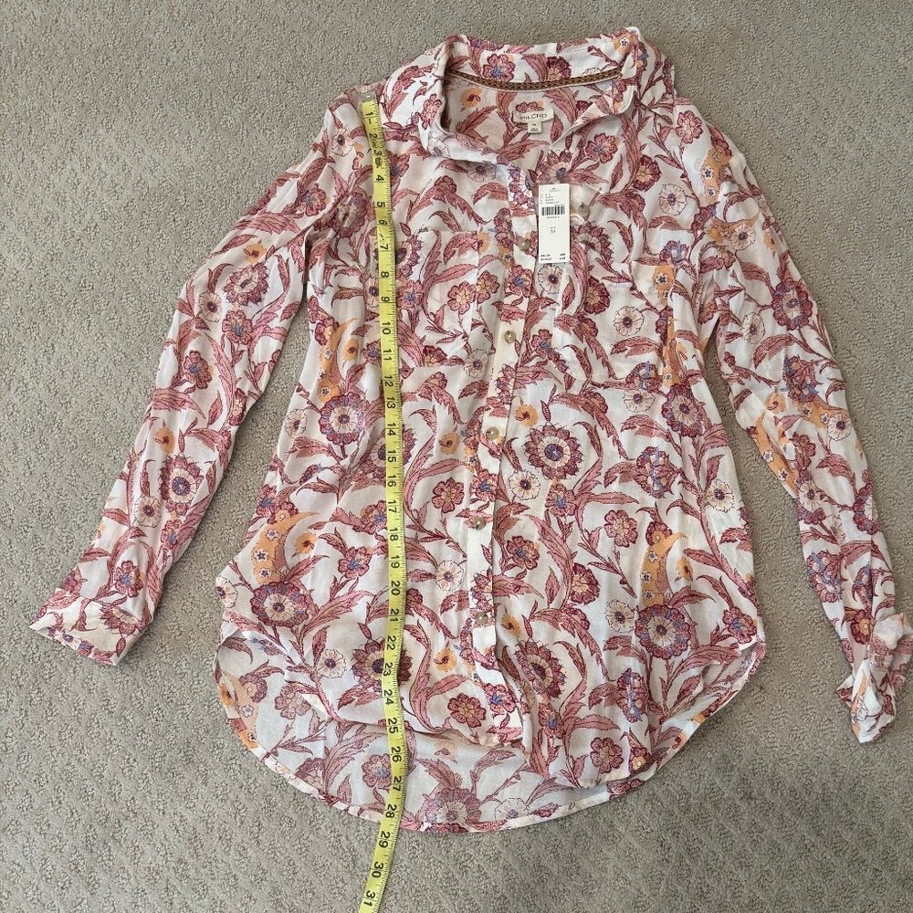 NWT: Anthropology Pilcro Brand Beautiful Blouse - XS